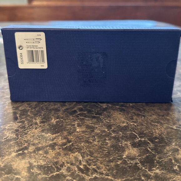 NEW in Box Swarovski Crystal Starlight Stylus & Ballpoint Pen & Pencil Set White - Picture 5 of 6